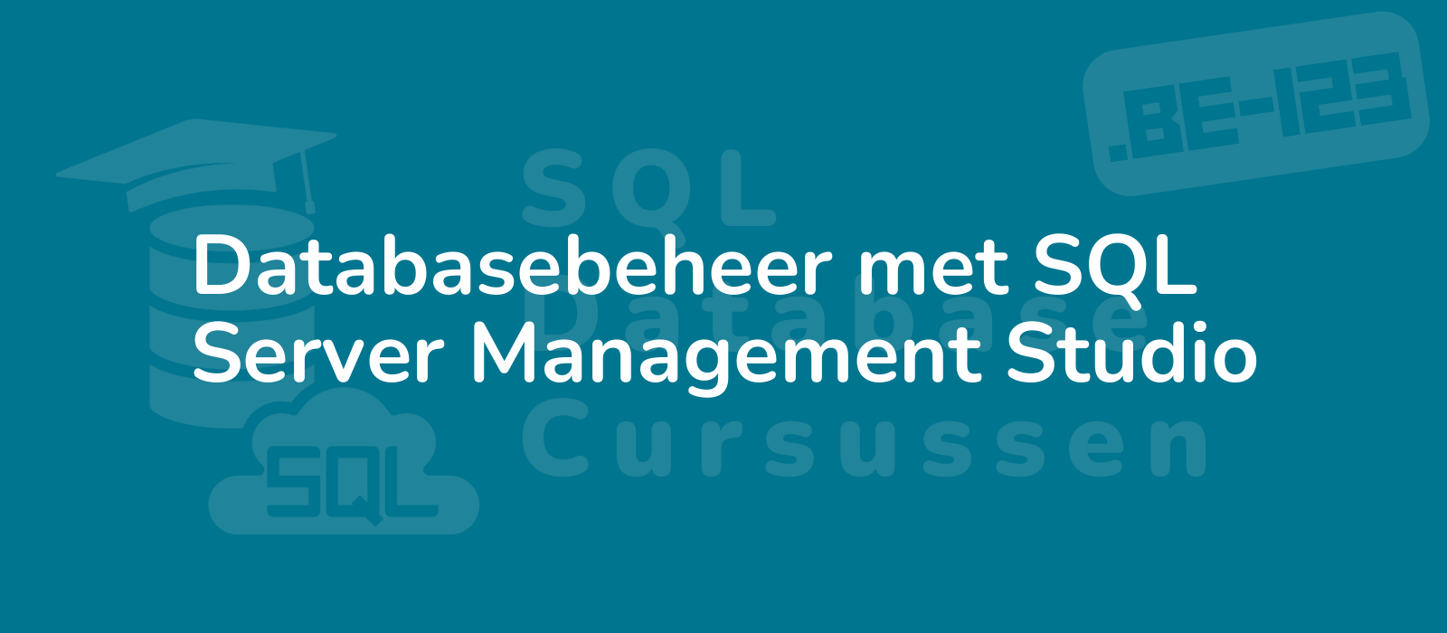 professional hands on database management using sql server management studio depicted in a sleek and modern interface