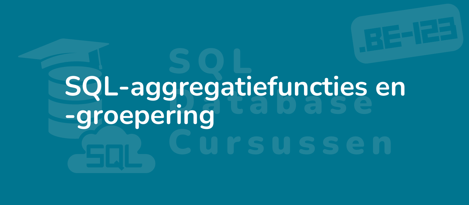 an eye catching image displaying sql aggregate functions and grouping with a sleek design and vibrant colors conveying efficiency and organization