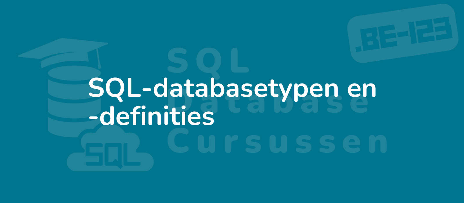 high resolution image showcasing various sql database types and definitions in a professional setting with detailed clarity