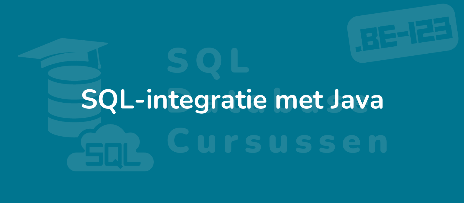 java and sql symbolically merged in a dynamic image representing seamless integration and powerful synergy