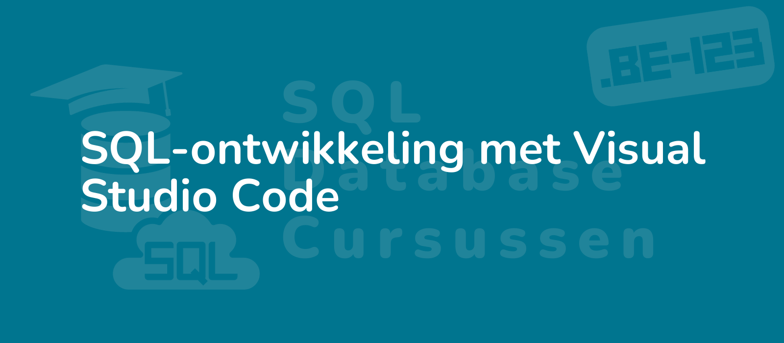 developer coding sql in visual studio code showcasing efficiency and ease of use technology focused clean design